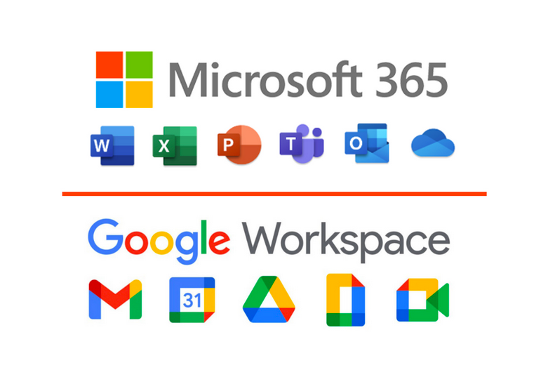 10 diferenças fundamentais entre o Google Workspace e Office 365